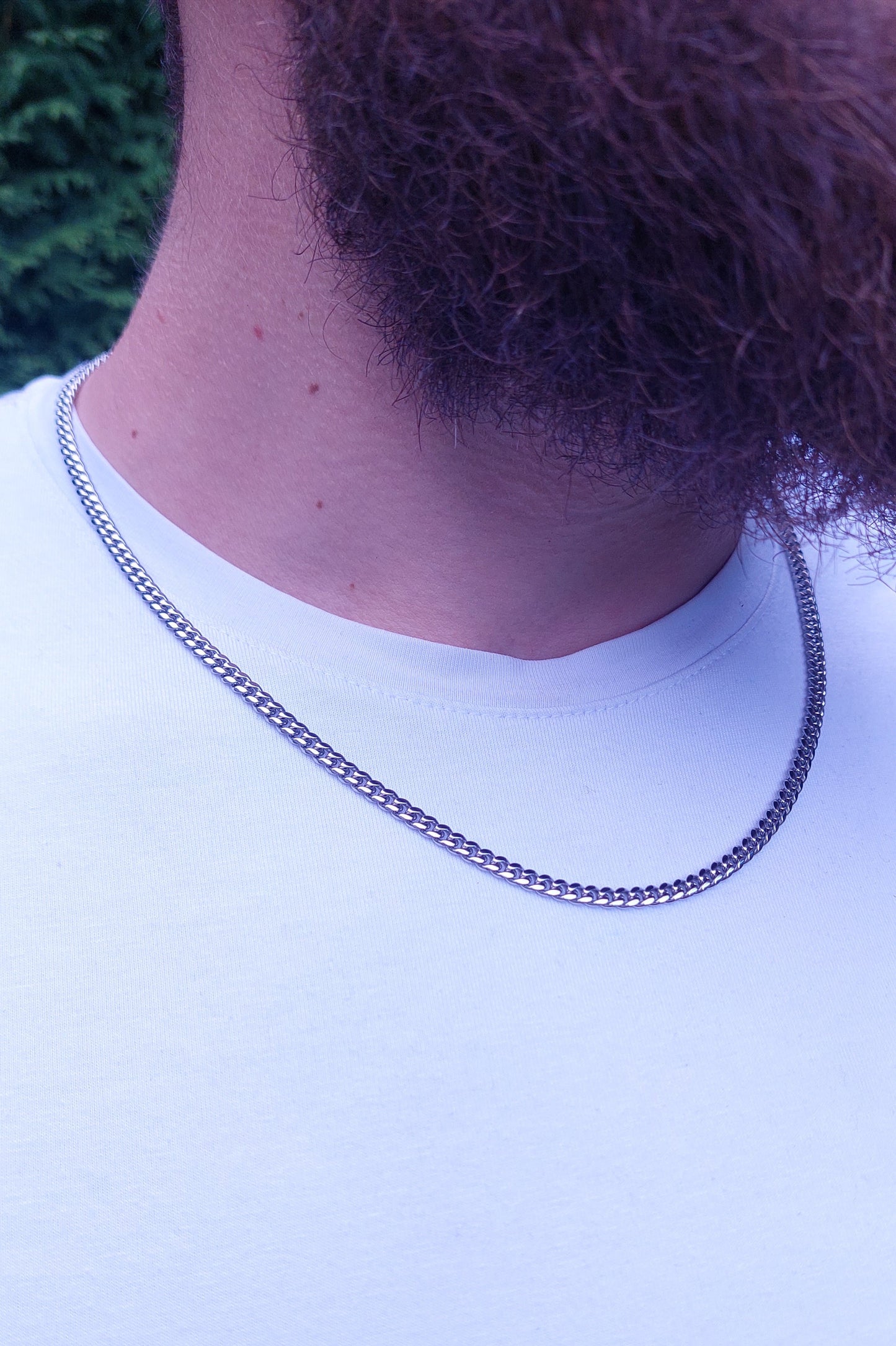 Panzerkette aus Edelstahl 4 mm