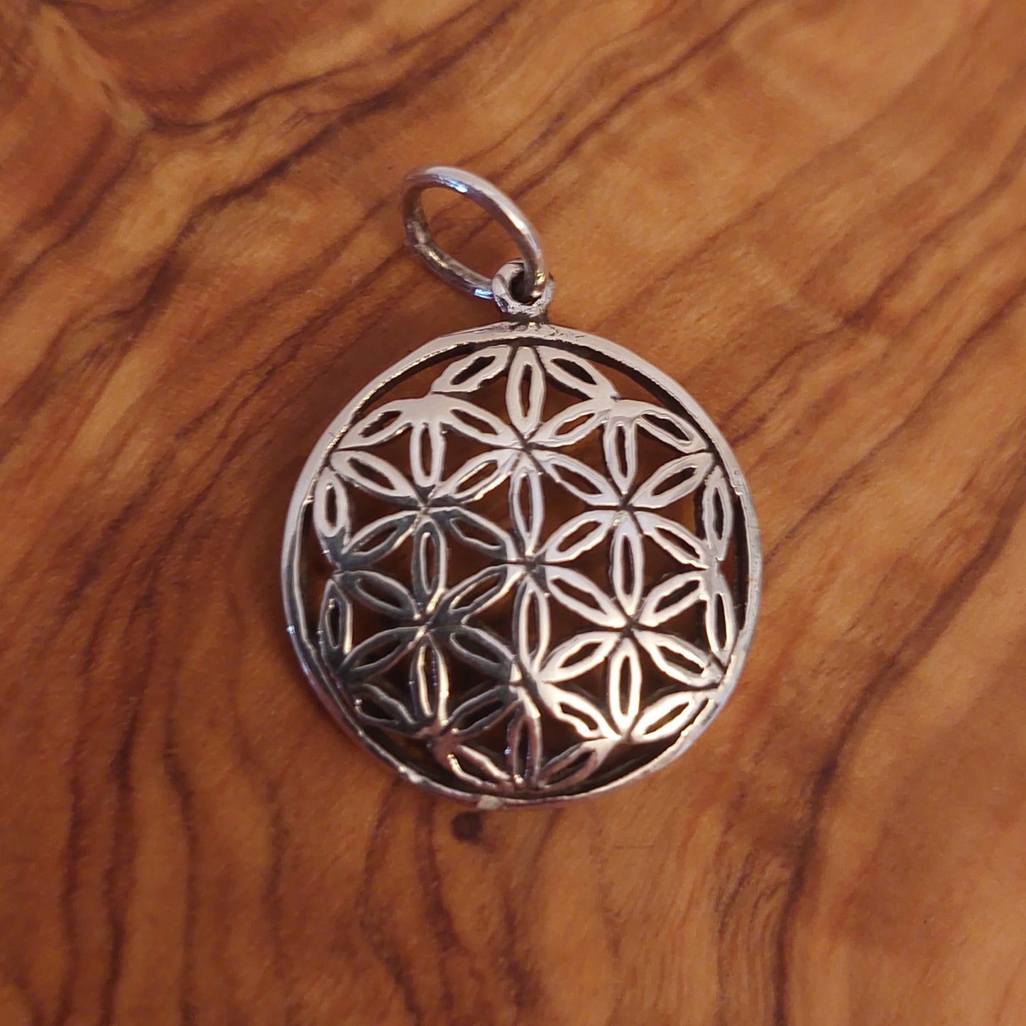 Blume des Lebens aus Sterlingsilber