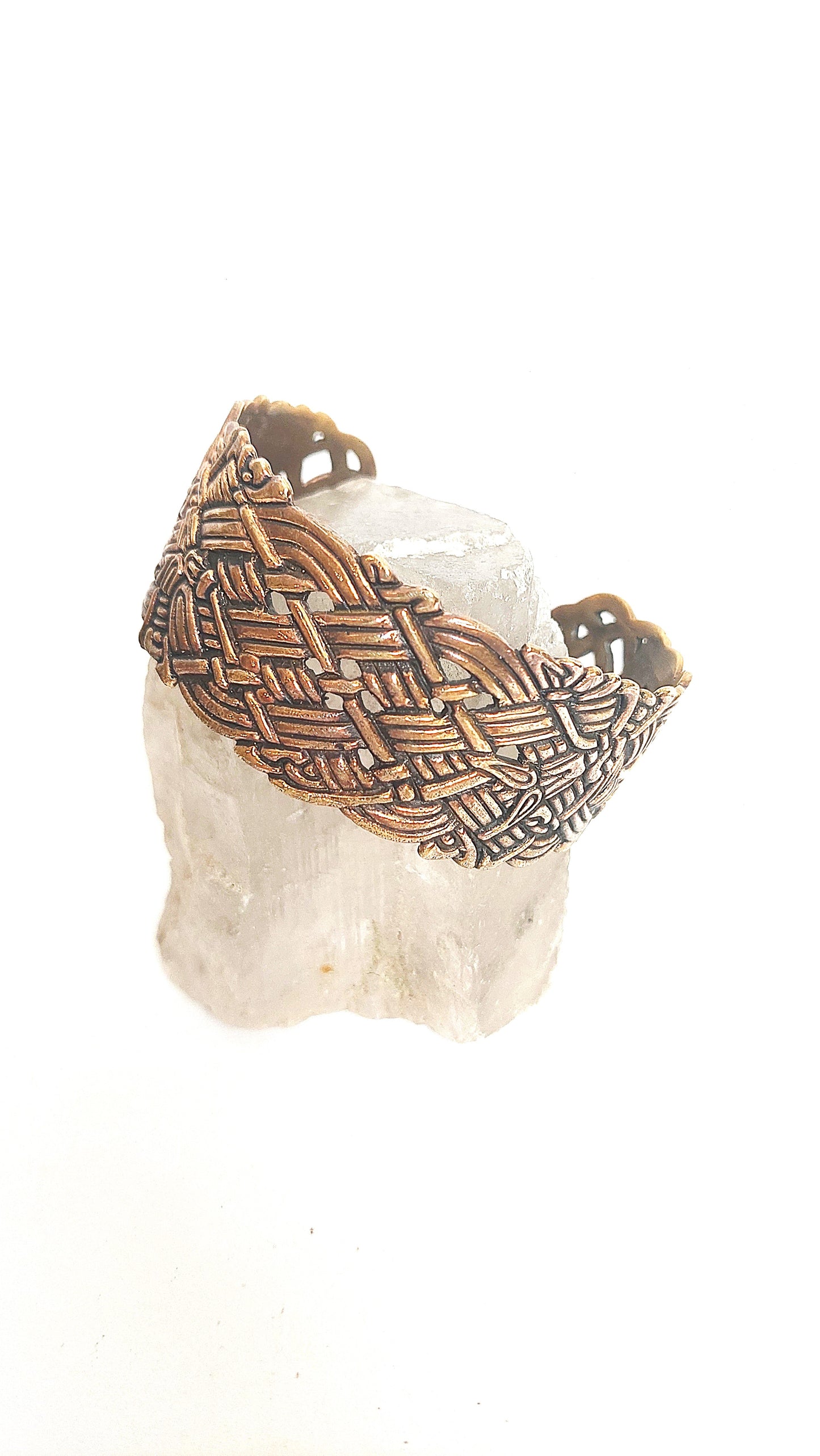 Armreif nordische Flechtmuster aus Bronze