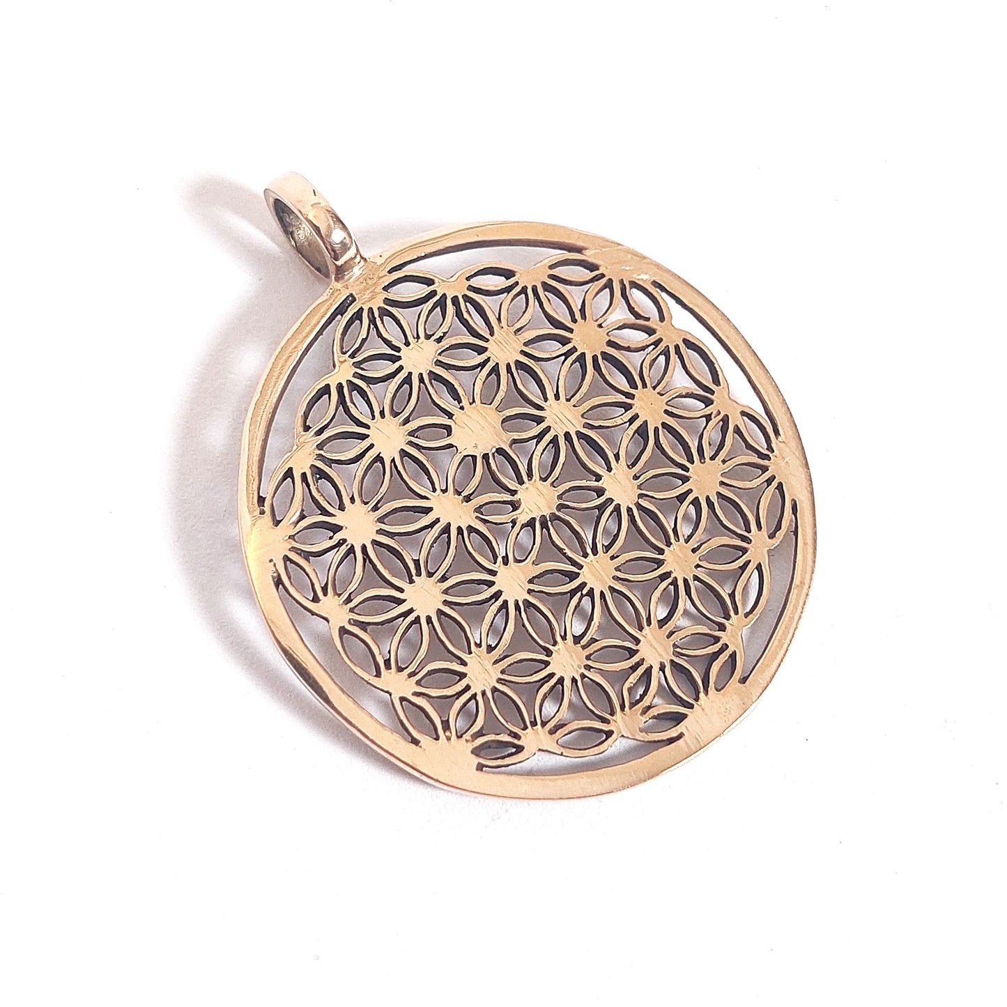 Blume des Lebens aus Bronze
