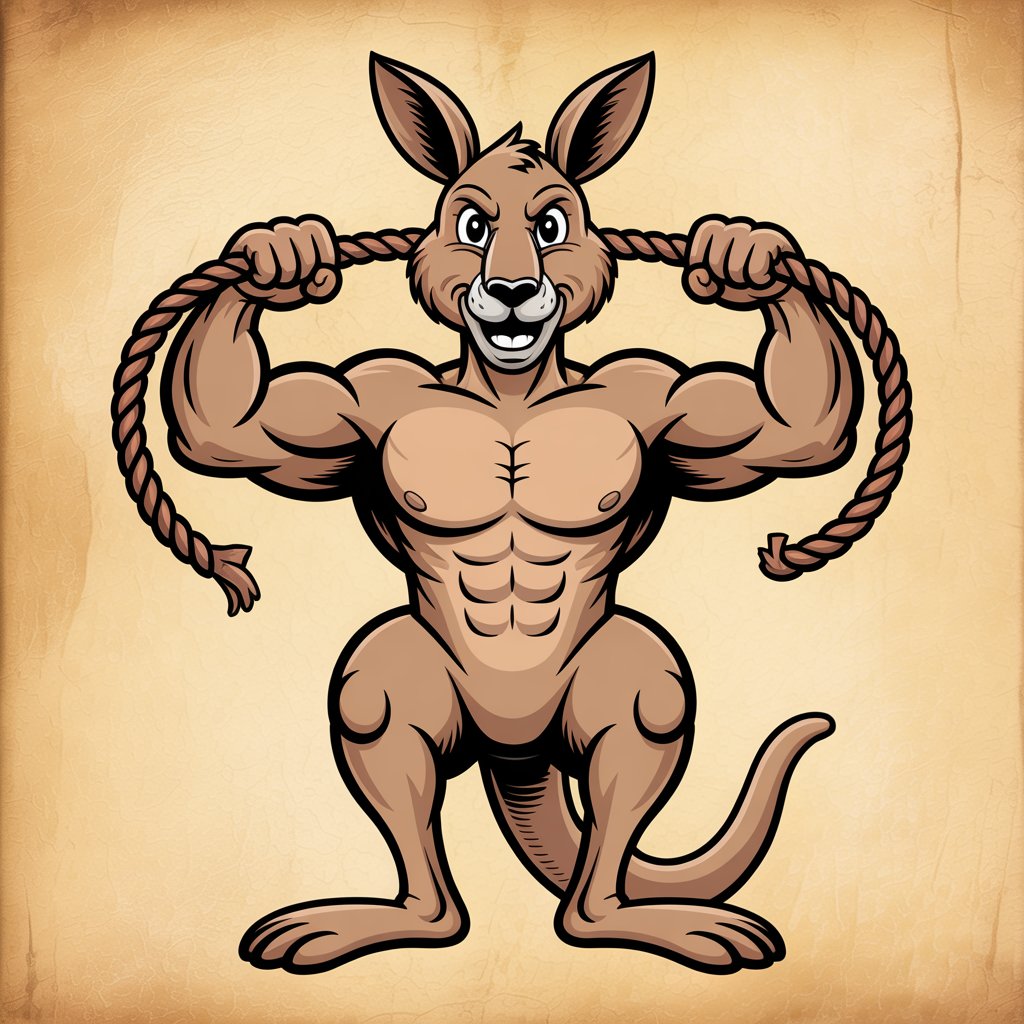 Lederband Känguru - Ultra reißfest