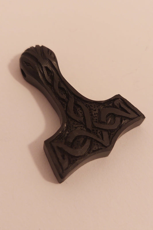 Schwarzer Thorshammer aus Ebenholz