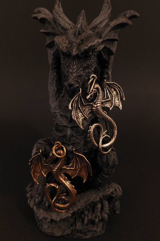 Lindwurm Fafnir - majestätischer Drachen-Anhänger