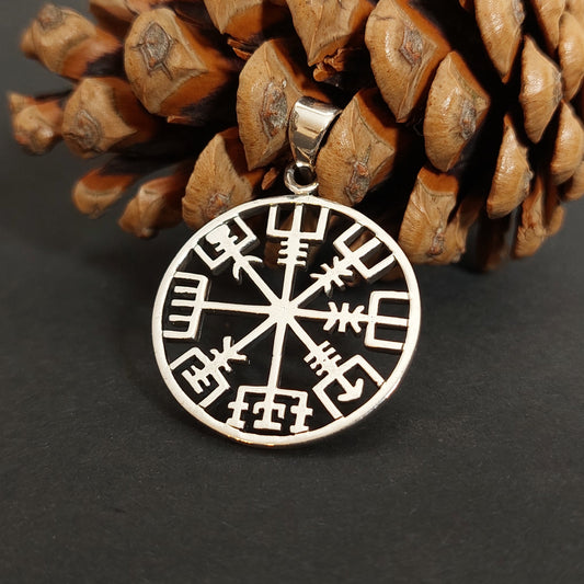 Vegvisir aus Sterlingsilber