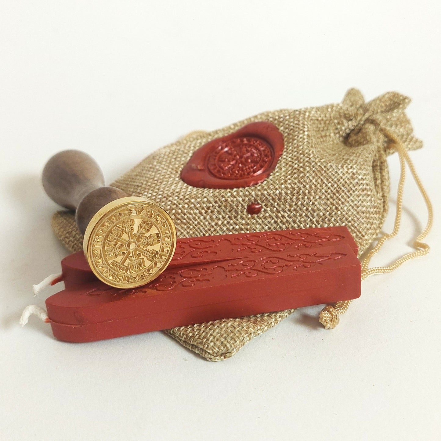 Siegelstempel-Set Wikingerkompass