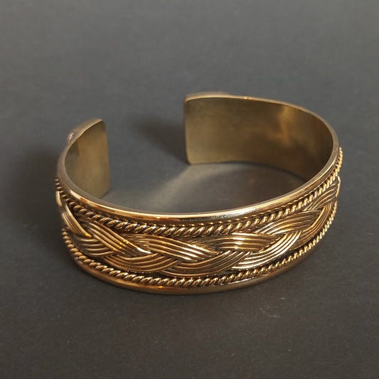 Armreif Keltenzopf aus Bronze