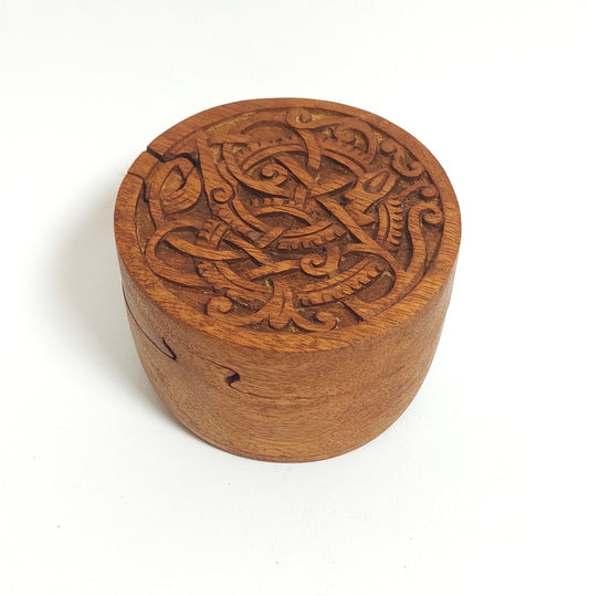 Wikinger-Schmuckdose Midgardschlange