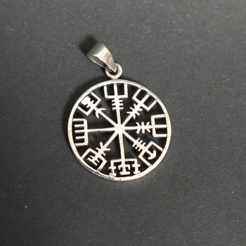 Vegvisir aus Sterlingsilber